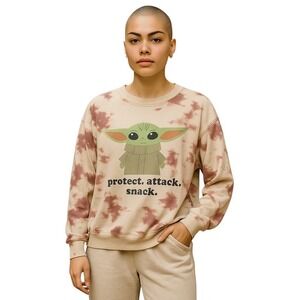 Star Wars The Mandalorian Baby‎ Yoda Crew Neck Long Sleeve Sweatshirt Headband